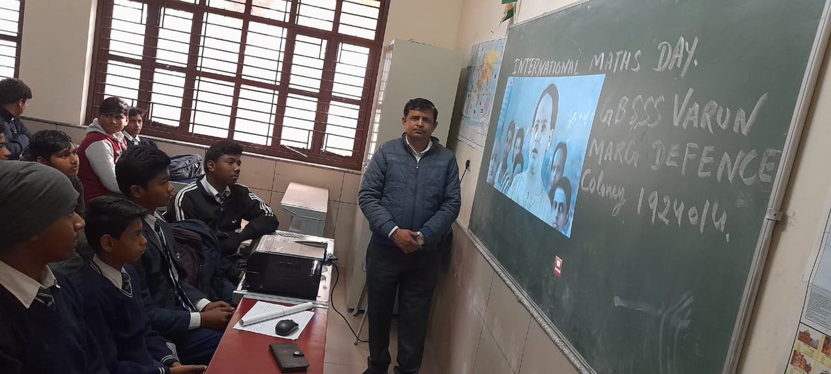GbsssVarunMarg's tweet photo. #National Mathematics Day Celebration#Ramanujan#Various Activities on 22 December https://t.co/UR81ChQ1aq