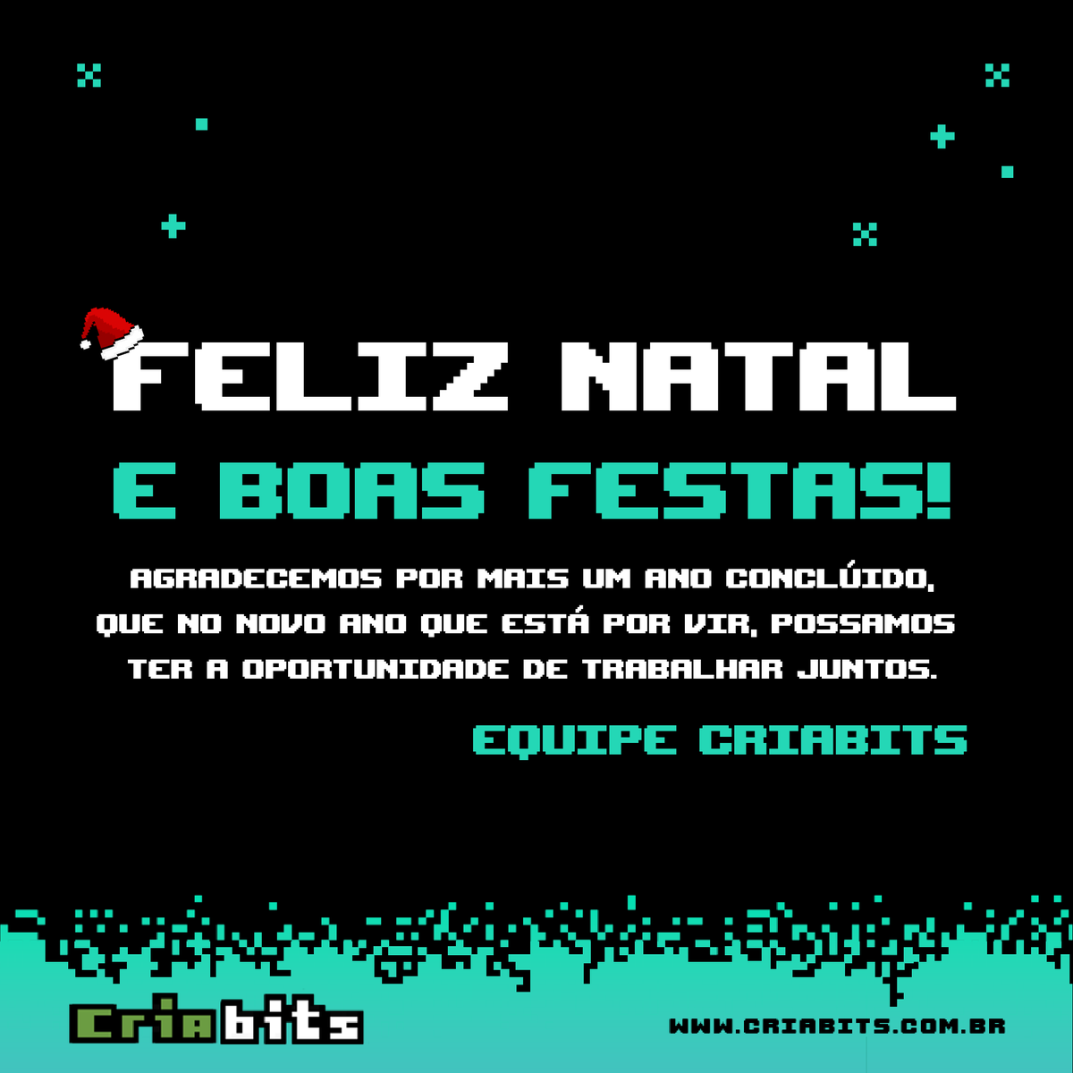 criabits's tweet photo. Feliz Natal e um próspero ano novo, é o que deseja a equipe Criabits! https://t.co/TmEBvApCJ7