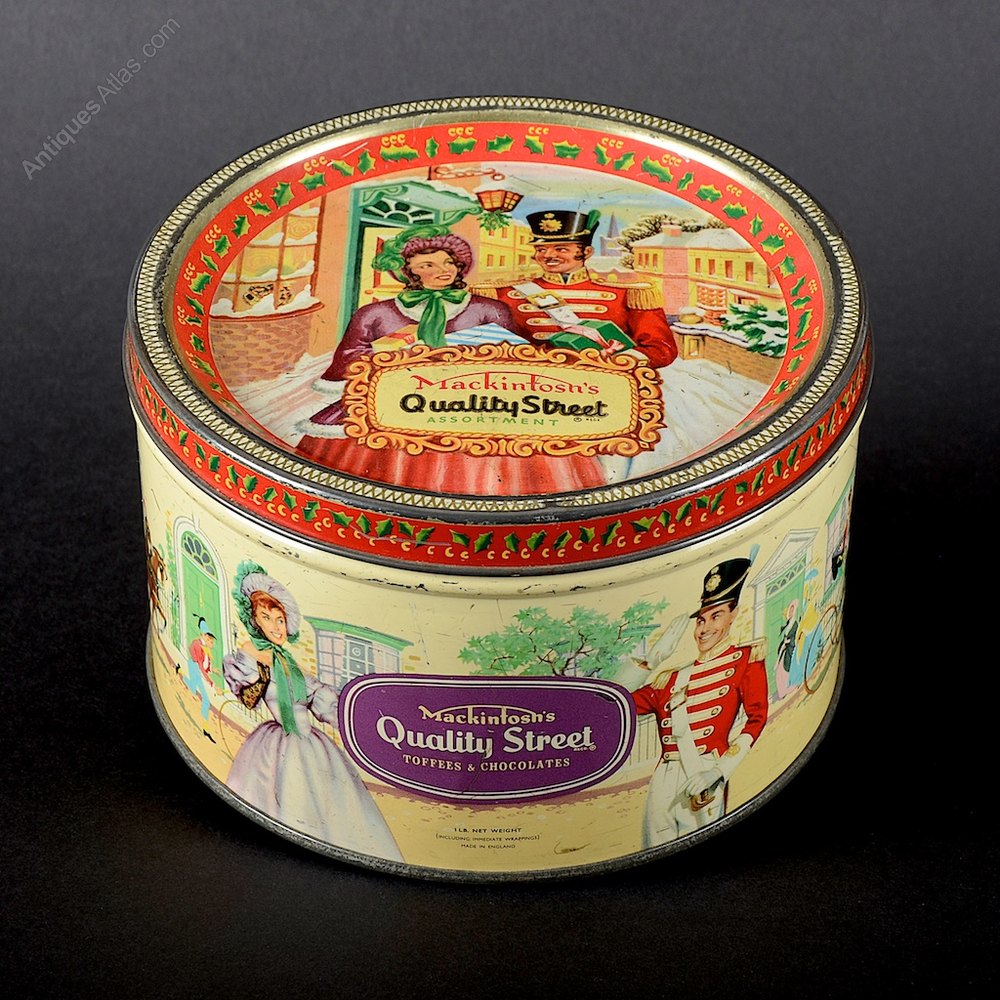 This year instead of plates we will be using vintage Quality Street tins to serve #ChrisrmasDinner It will be more fun and people who want to have their Plum Pudding with the Turkey will have enough space to do that.