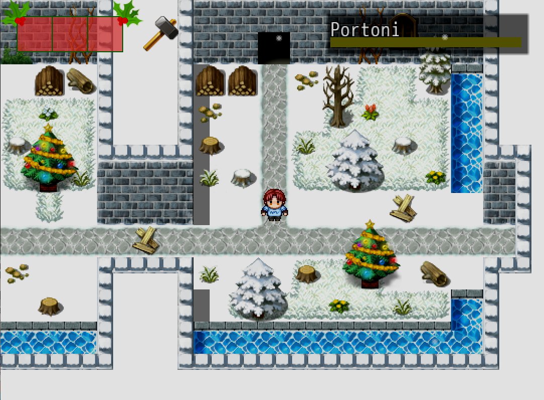 Happy Christmas eve to eve-rybody! 
I want to share a short #Christmas #puzzlegame I made in a bunch of days last year, with (almost) only RTP graphics.
waldorf.itch.io/jingle-gates

#gamedev #indiedev #IndieGameDev #indiegames  #rpgmaker #indiegame #shortgame #screenshotsaturday