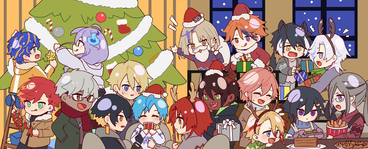 「これホロスタ民へのクリスマスプレゼントです個人ようで自由に使っていいです!As 」|月うさ🌻のイラスト