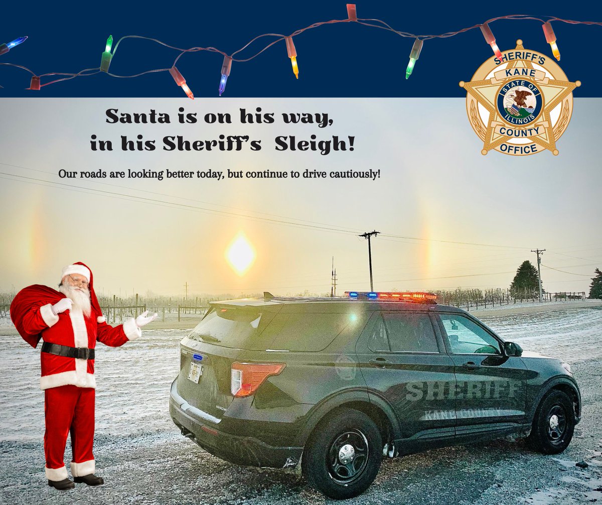 T'was the day before Christmas, and all through the county, the roadways were clearing, and the snow had somewhat stopped drifting.  

#Christmas2022 #wintersafety