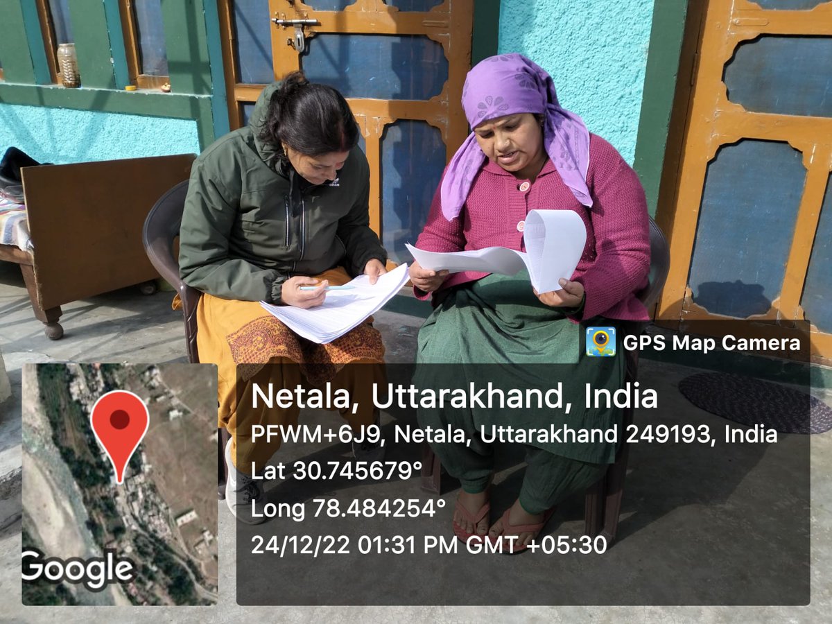 REAPUttarkashi's tweet photo. Door to door hh varification for livelihood support under UPP package through #REAP 
@basava_ias 
@REAPUttarakhand 
@CdoUttarkashi https://t.co/j6F1zgMmUh