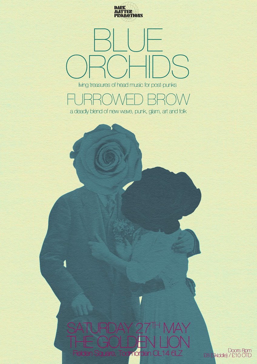 Very excited to be supporting @blueorchids at @GoldenLionTod next year. Tix ---> skiddle.com/whats-on/Oldha…