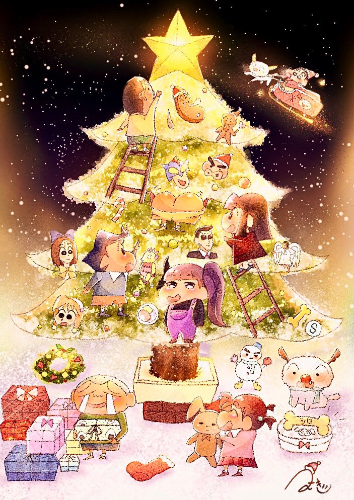 クリスマスイラスト2022