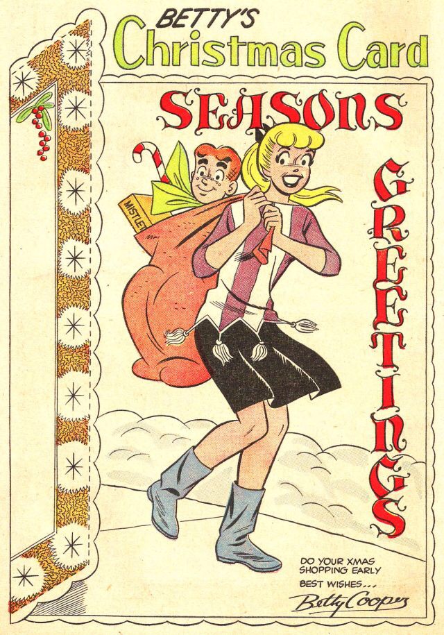 ArchieComics's tweet image. The stockings were hung by the chimney with care, with hopes that Archie Andrews soon would be there.