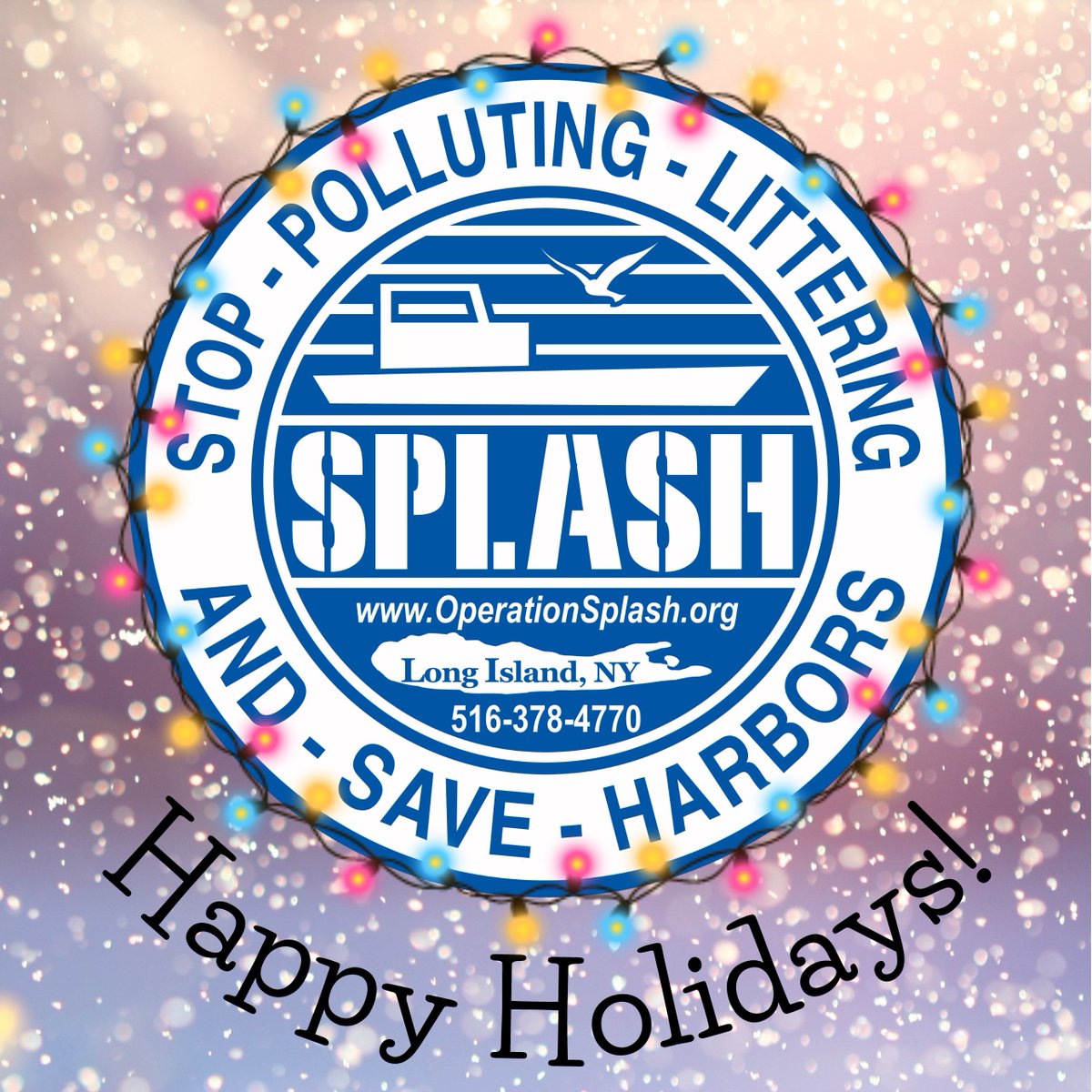 OperationSPLASH's tweet image. Happy Holidays from the Operation SPLASH family to yours! 🌊✨