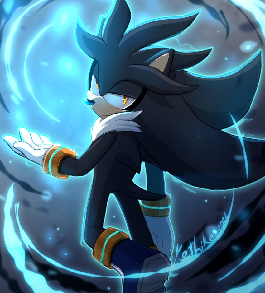 Dark Silver The Hedgehog Wallpaper