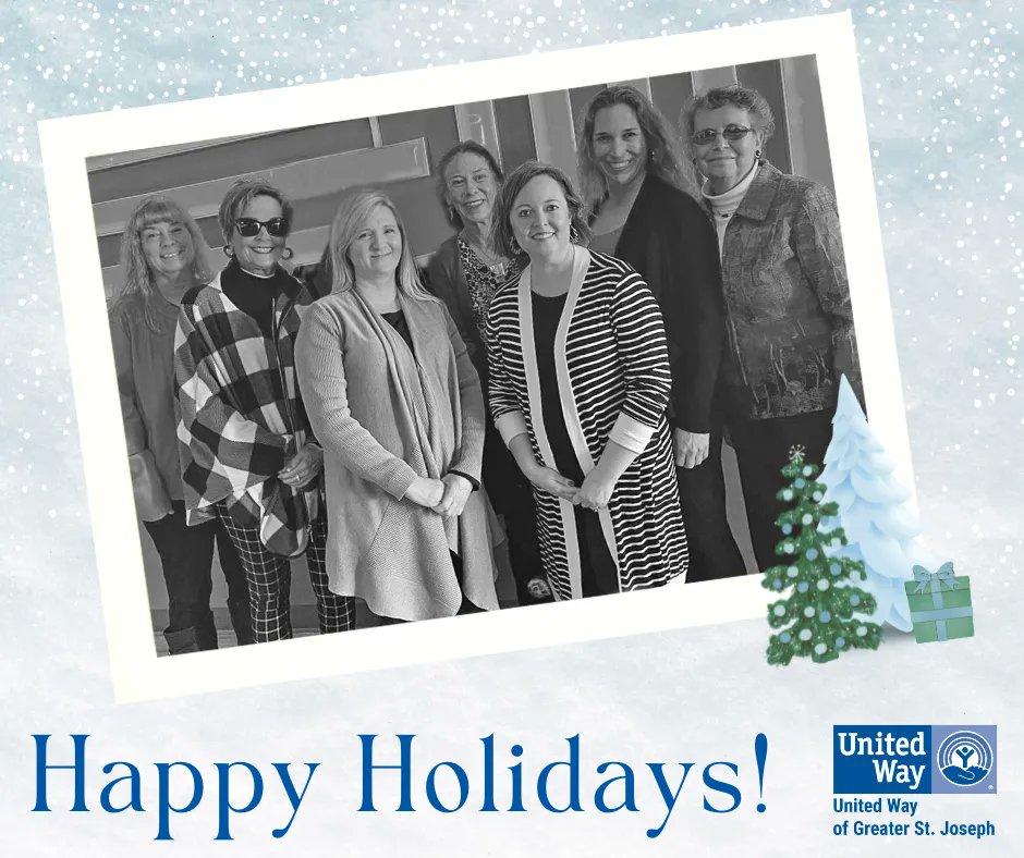 UnitedWayStJoe's tweet photo. We hope you're having a wonderful time with family and friends. Thank you for proving that #CaringIsCool with us this year. Best wishes from your United Way Family! πβοΈ βοΈ π² https://t.co/Q1l1rrTG1B