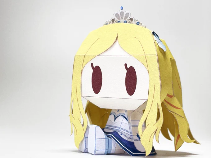 ミニ 望月聖ちゃんできました〜#ペーパークラフト #望月聖 