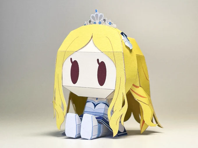 ミニ 望月聖ちゃんできました〜#ペーパークラフト #望月聖 