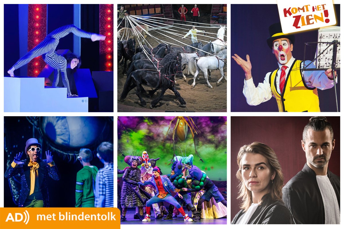 komthetzien's tweet photo. Geniet in de kerstvakantie bij jou in de buurt van de mooiste voorstellingen met live #audiodescriptie door een #blindentolk én meet &amp; feel inleiding. Ga gezellig met vrienden of het hele gezin!
https://t.co/tbRqc4yylZ https://t.co/I3lnOHZChX