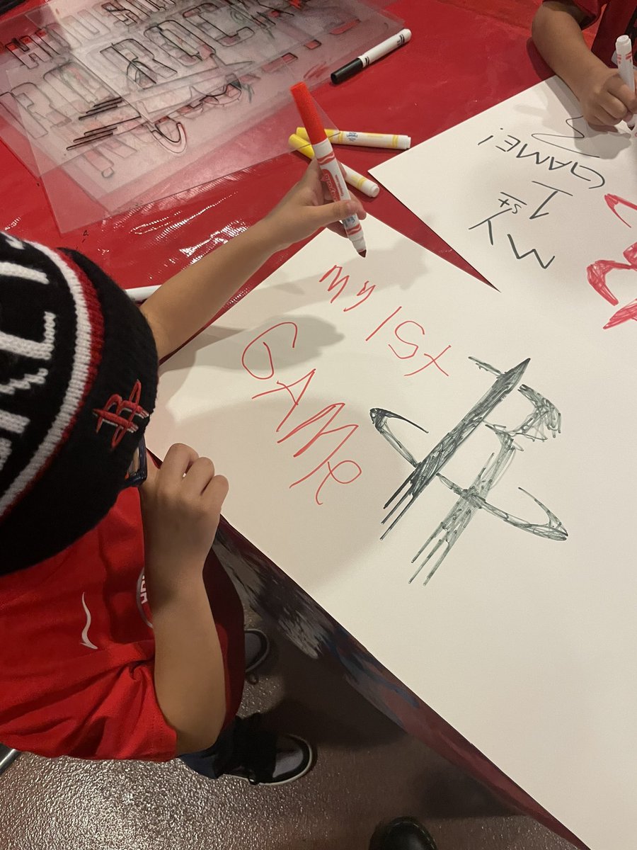 pecina_cindy's tweet photo. The Boys 1st @HoustonRockets Game 🏀 https://t.co/u12Bmyc2Vf