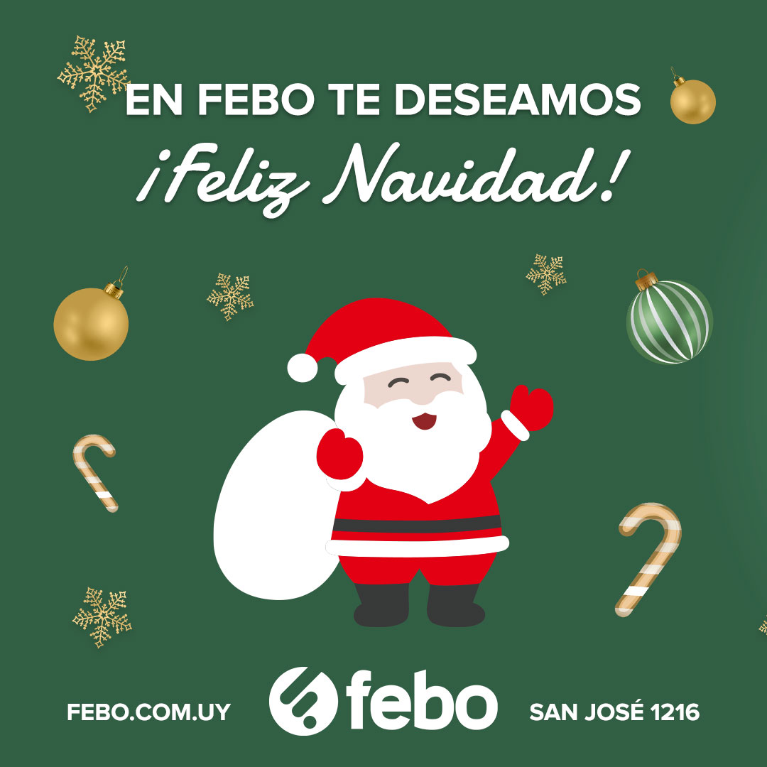 FEBOUY's tweet photo. ¡Todo el equipo de Febo te desea unas muy felices fiestas! 🥰🎁🎄 https://t.co/Pg5q28lAh6