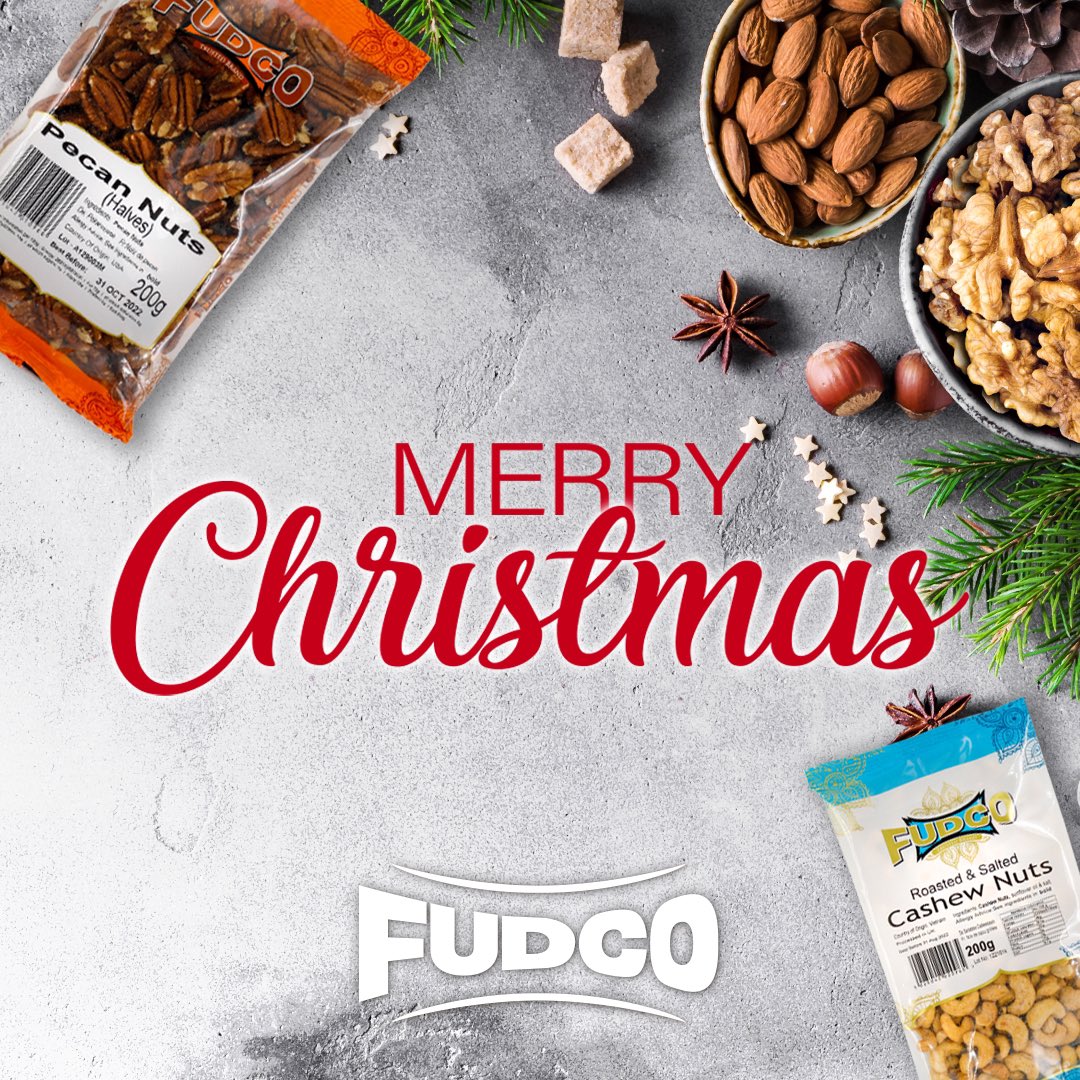 FudcoUK's tweet photo. Merry Christmas &amp; Happy New Year. Enrich your day by surrounding yourself with loved ones &amp; don’t forget those delicious nuts on Christmas desserts 🧁 #MerryChristmas https://t.co/kWwiKUey6p