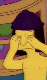 SimpsonsAlbums's tweet photo. Frank Ocean- Blonde (2016) https://t.co/AFtMpnJ7vD