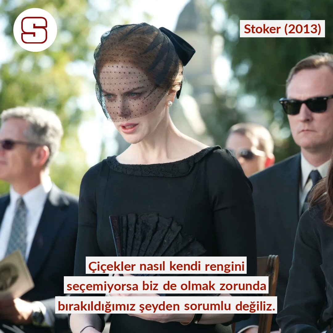 sinelancer's tweet photo. Çiçekler nasıl kendi rengini seçemiyorsa biz de olmak zorunda bırakıldığımız şeyden sorumlu değiliz. 

🎬 Stoker (2013)

#NicoleKidman https://t.co/AeScneynVf