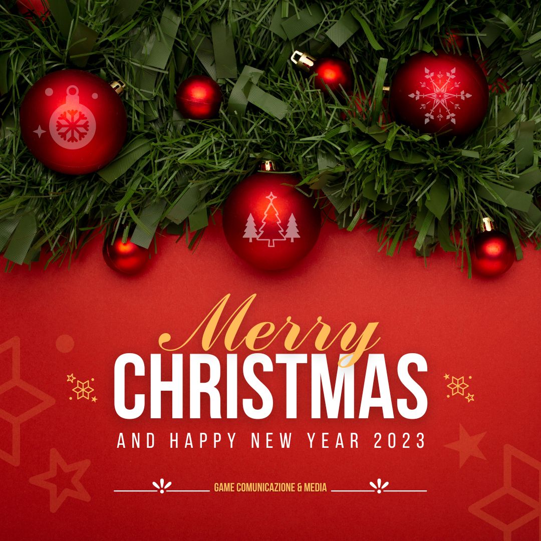 Game_Comm's tweet image. Da tutto lo staff di GAME Comunicazione &amp;amp; Media, tanti auguri di buon Natale 🎄 e felice anno nuovo!🎆

#buonnatale #natale2022 #buonanno #GAMEComunicazioneMedia #playthegame #contentmarketing #contentstrategy #socialmediamarketing #marketingstrategy #socialmedia #brandjournalism