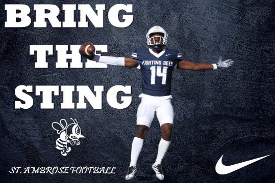 100% Committed to St. Ambrose University🐝Beyond thankful for the opportunity! <a href="/SAU_CoachQ/">DeQuinn Watford</a> <a href="/BernardBuhake/">Bernard</a> <a href="/GavinBlomberg/">Gavin Blomberg</a> <a href="/CoachTalto2/">Coach Montalto</a>