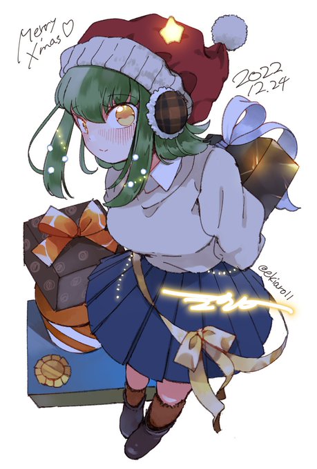クリスマス絵です 