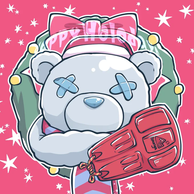 【再掲】2019.12に描いた#ApexLegendsFanart ですHappyHolidays 