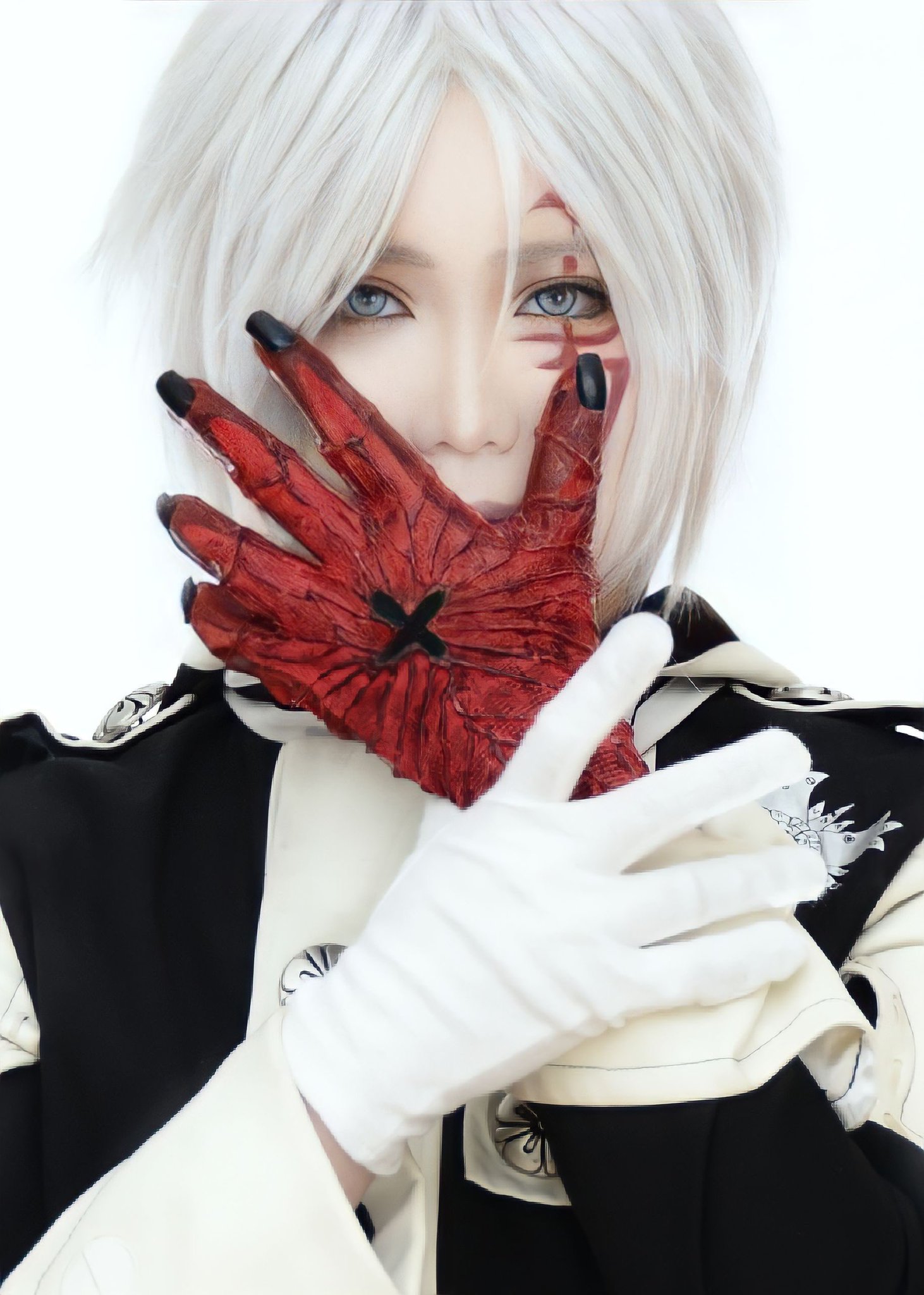 D.Gray-man コスプレ アレン 衣装 手袋 武器 クラウンクラウン