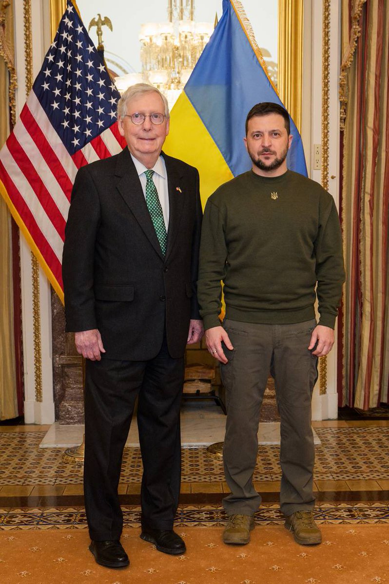 SenMcConnell's tweet image. Continuing our support for Ukraine is morally right, but it is not only that. It is also a direct investment in cold, hard, American interests.