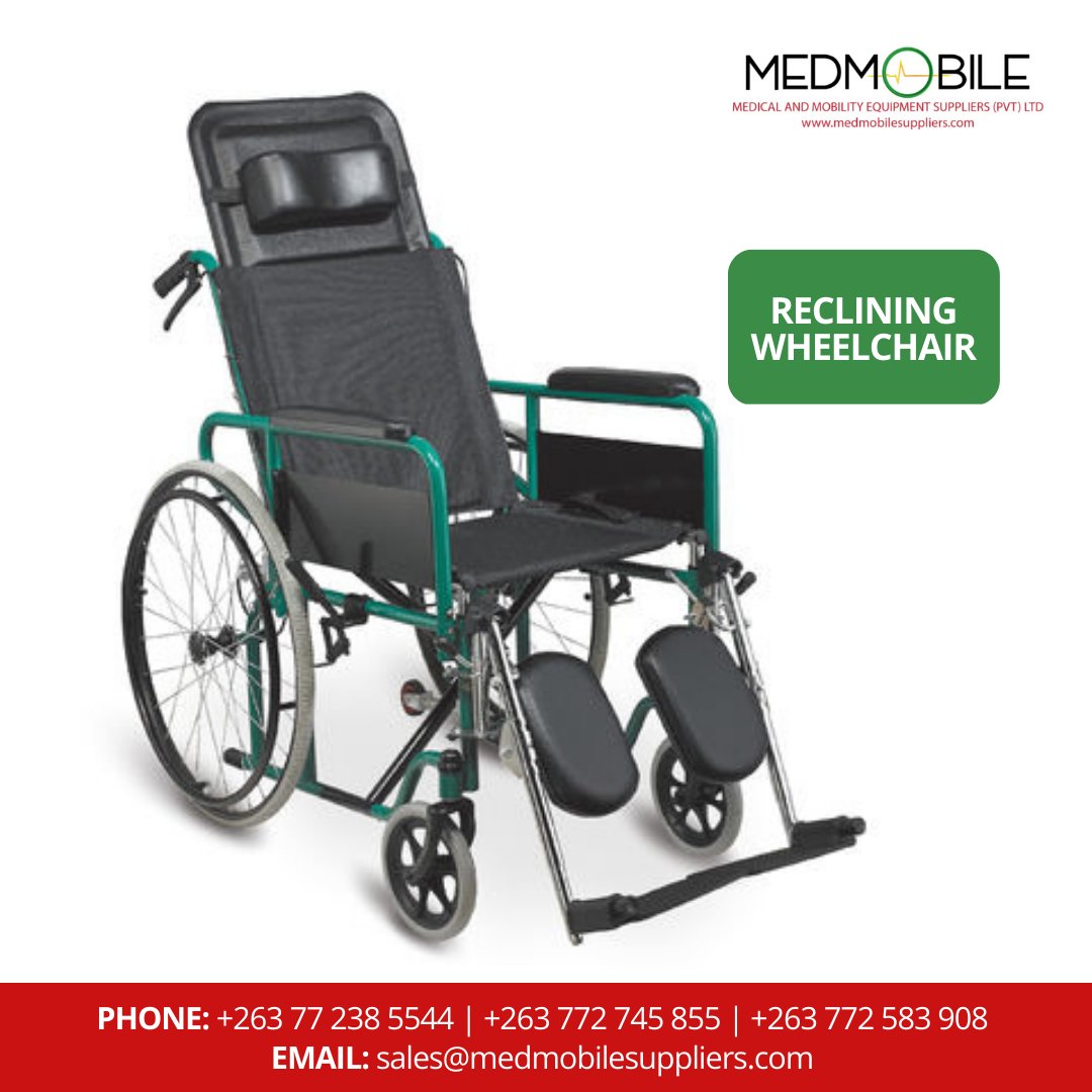Reclining wheelchair available ✅