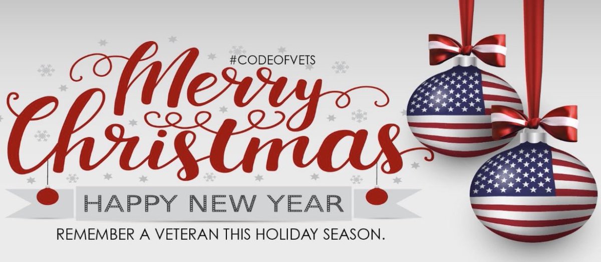 COV has assisted 34 veterans and families across the nation ($63,700) for the “12 days of vets.” We have 5 left on Santa’s List. Who will donate $5 or Retweet?!? This is a Christmas miracle. I thought we would only assist 8-10. #JOY #ChristmasCheer

paypal.me/codeofvets
