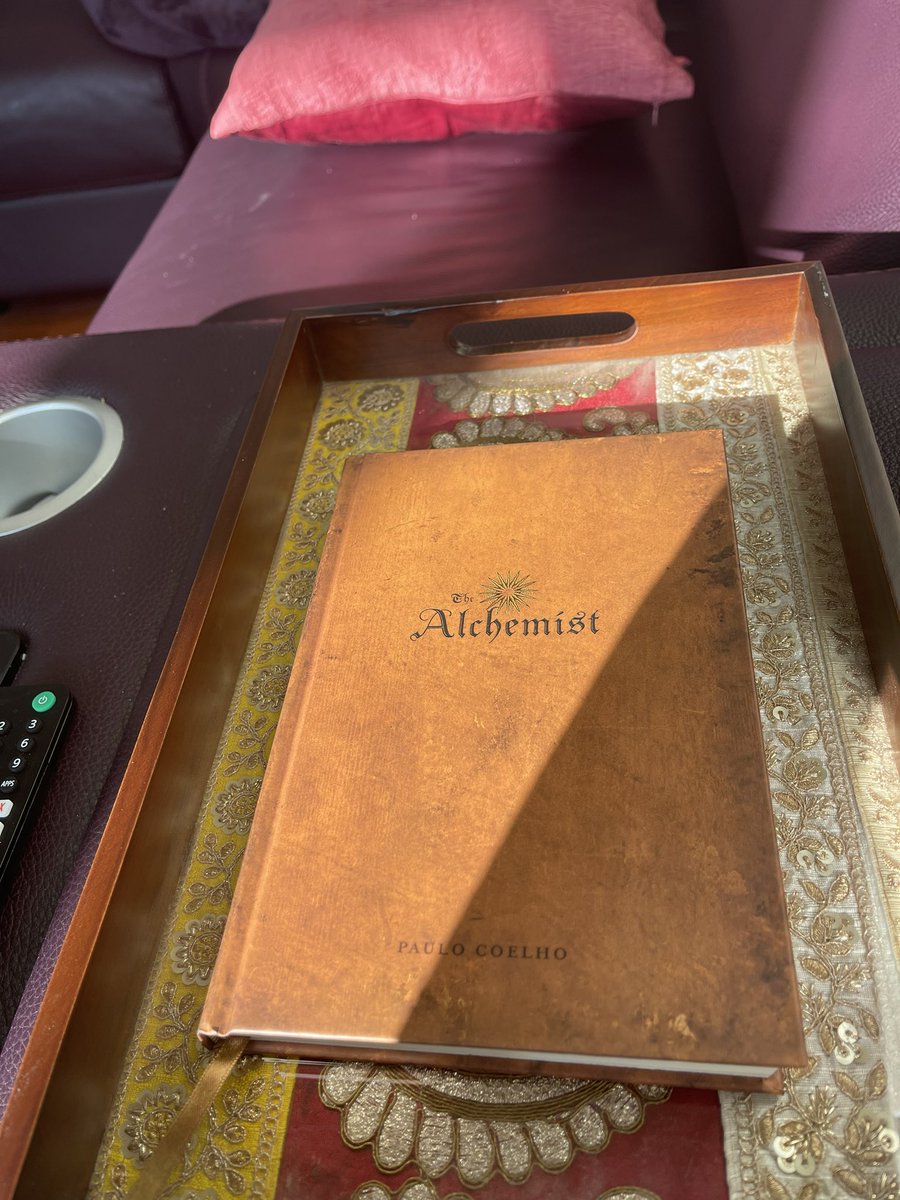 "when you really want something, the whole universe conspires in helping you to achieve it"<a href="/paulocoelho/">Paulo coelho</a> thanks for a captivating &amp; mystical account of the pursuit of our personal legend in “The Alchemist “ . Finished reading on Christmas Eve &amp; ready to speak with soul of world