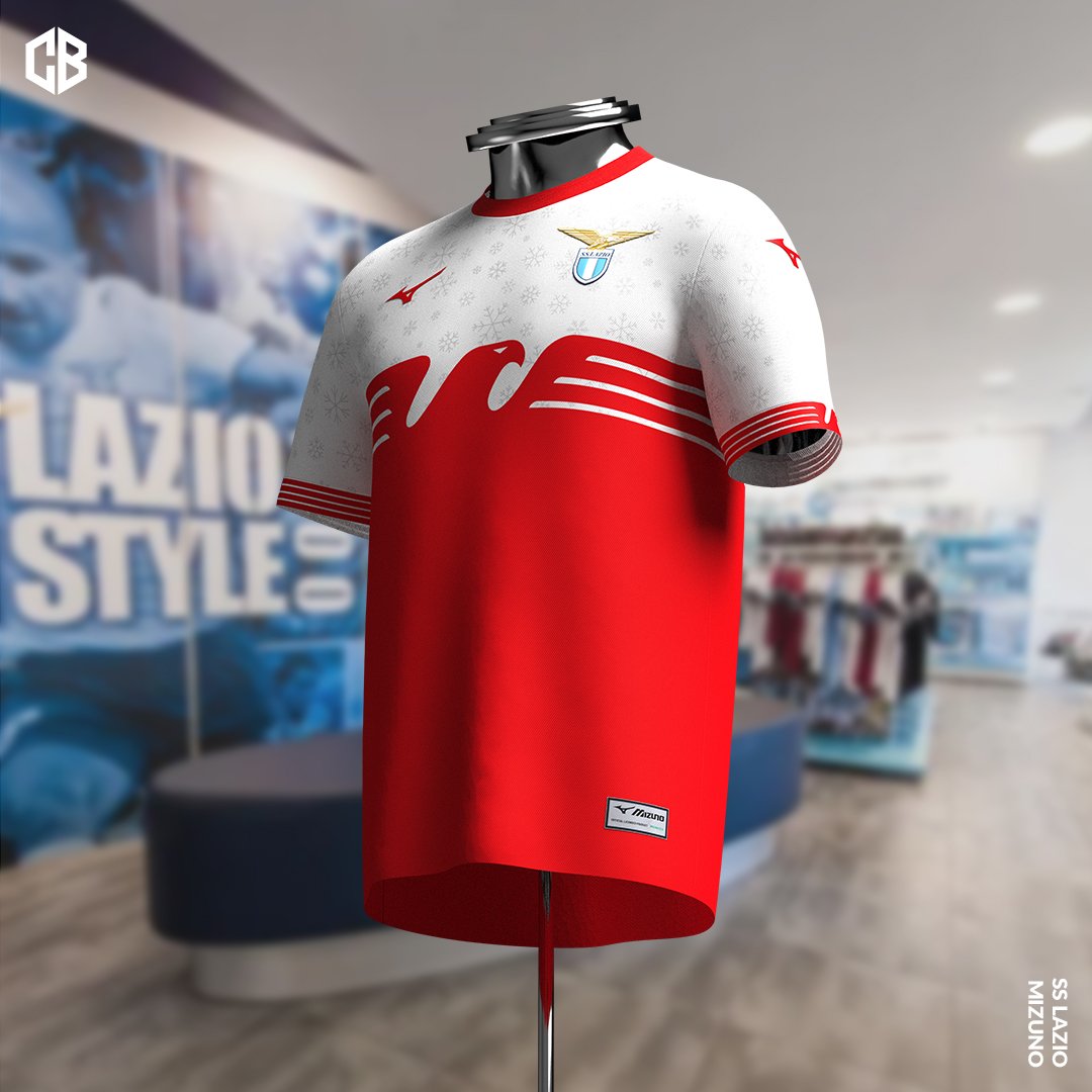 ✏️ SS Lazio
👕 Mizuno

<a href="/OfficialSSLazio/">S.S.Lazio</a> #Lazio #SSLazio #SSL #LazioXmas #LaPrimaSquadraDellaCapitale #CmonEagles #AvantiInsieme #VolaLazioVola #NonMollareMai #Mizuno #Clo3D #CBKits 

If you like it, please press 🔄 and ❤.
Merry Christmas &amp; Forza Lazio!