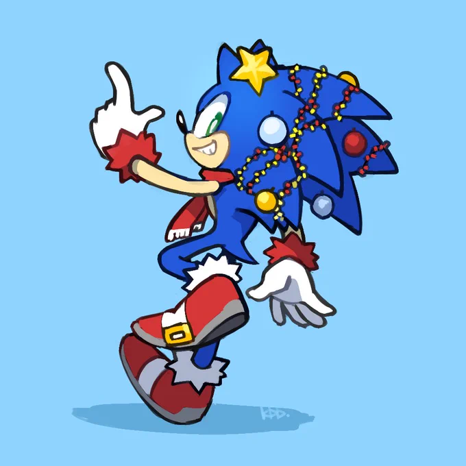 Christmas hedgehogs 