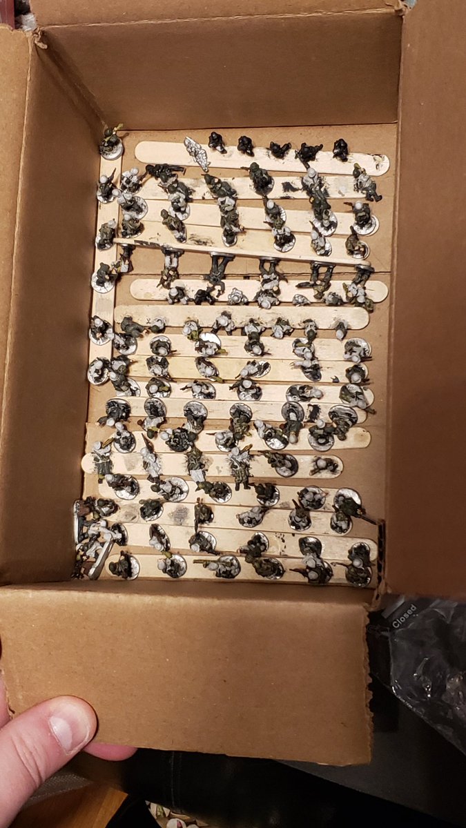 DG357x's tweet photo. Some German infantry ready for basing! @Flames_Of_War #flamesofwar #boardgames #boardgaming #tabletopgaming #miniatures #miniaturebuilder #wargaming #wargamer #ww2 #ww2miniatures #battlefrontminiatures #battleofthebulge #vallejo #thearmypainter https://t.co/Ouwa3YW5iY