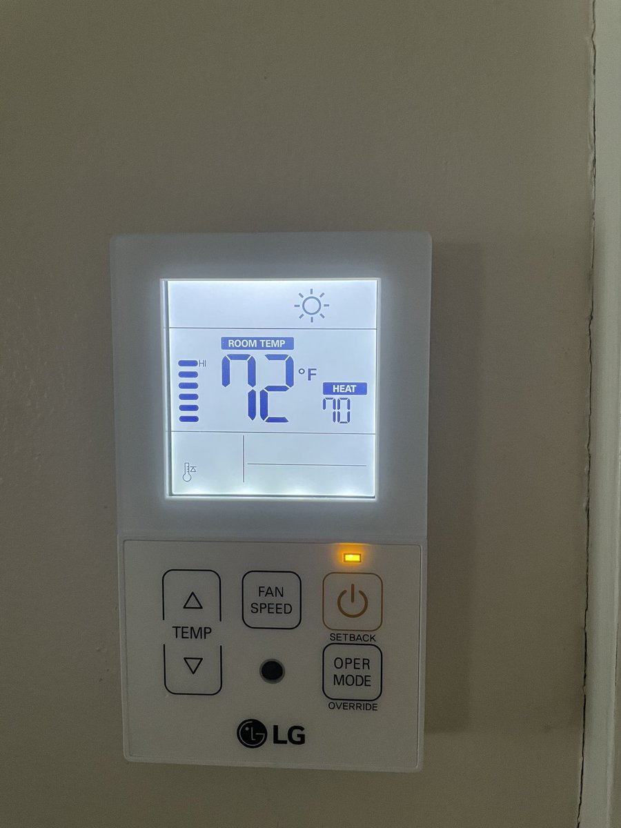MattOMalley's tweet image. We recently got rid off gas and put in air source heat pumps for heating and cooling. 

Quite a few skeptics told me that I’d regret the decision on the first cold day. 

It’s the first cold day. 

The COP and lift of heat pumps is outstanding.

Save money and save the planet.