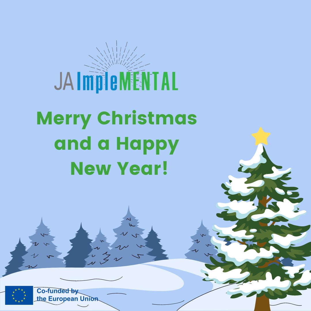JA_ImpleMental's tweet photo. Happy holidays everyone!
#implemental #jointaction #mentalhealth https://t.co/WnFWngtGJK