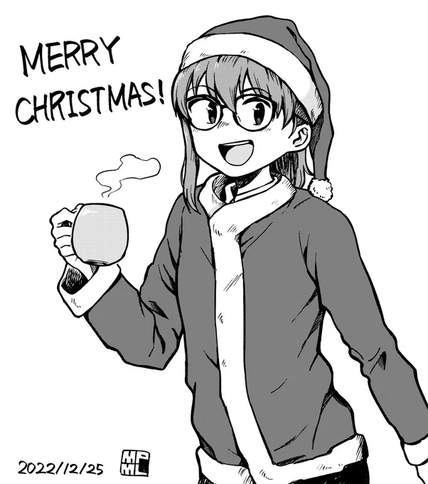 遅ればせながらメリークリスマース!🎅👓☕ 