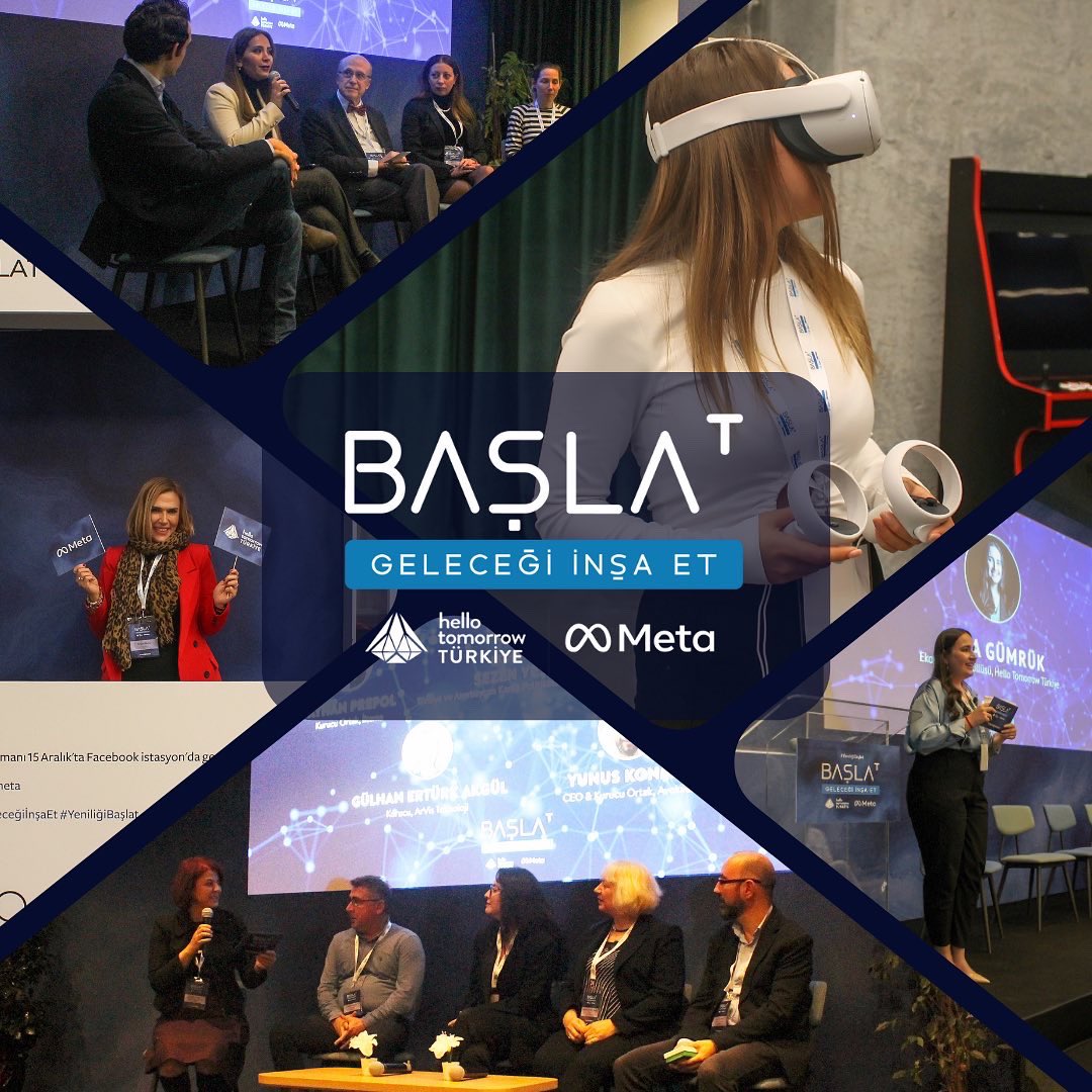 Hello Tomorrow Türkiye ve Meta iş birliği ile hayata geçirilen BAŞLAT Programı Lansmanı 15 Aralık’ta Facebook İstasyon’da gerçekleşti!