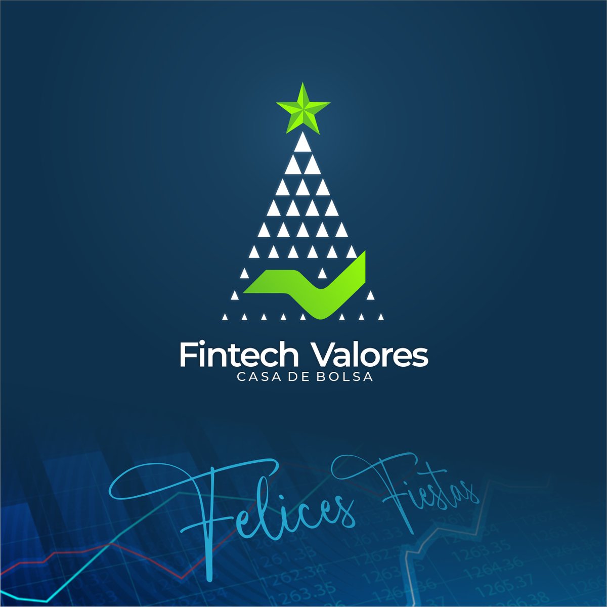 Desde Fintech Valores Casa de Bolsa brindamos por unas felices fiestas llenas de Paz y Armonía al lado de familiares y amigos.
