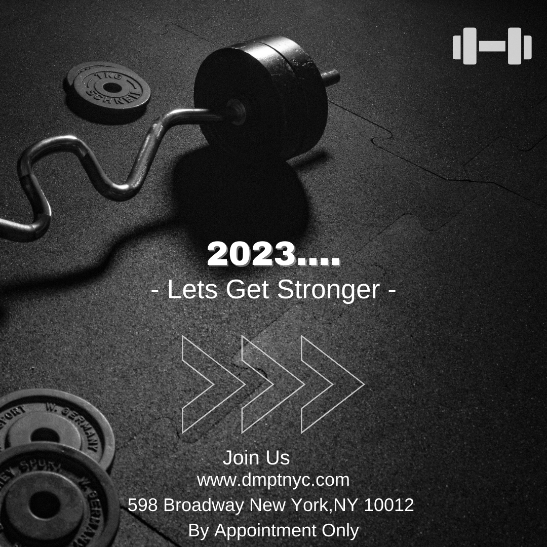 New Year New Beginning…let’s begin 2023 with some life style personal training sessions. Visit bit.ly/3hPjXGs for more info. #dmptnyc #sohonyc #personaltraining #massagetherapy #