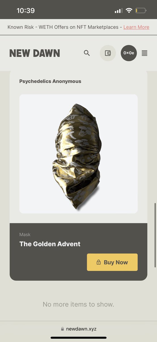 SeanRoberts023's tweet photo. Another trait to the all gold genesis. Head✅. Mask✅. https://t.co/qUicXR4A0p