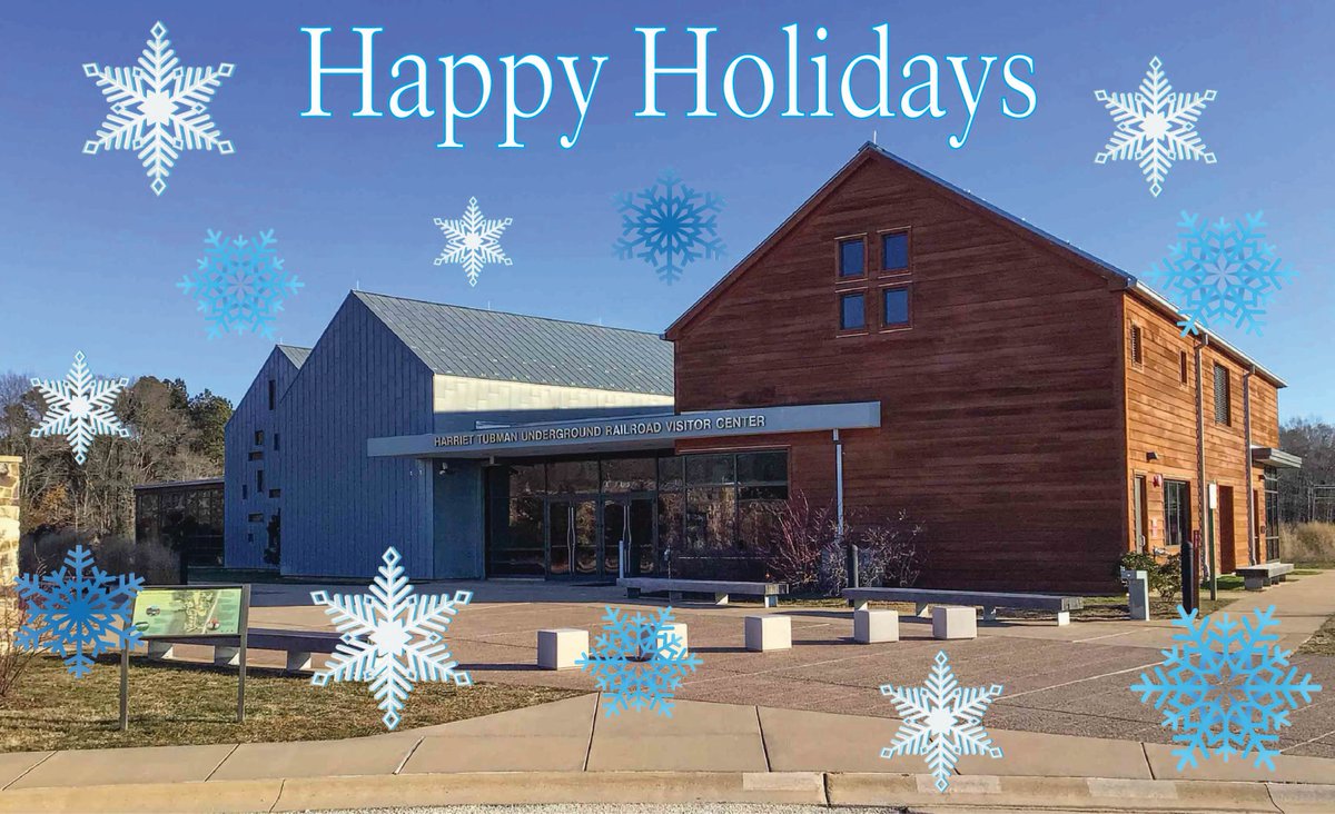 Wishing you and your loved ones a happy and healthy holiday season! We are open from 10am to 4pm, so, bring your family, friends, and loved ones down to #tubmancountry. 
Photo Credit: NPS Photo
#happyholidays #nationalparkservice #marylandparkservice