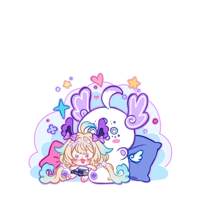 Hanging with aloupeep!! #Palouette #エナーアート 