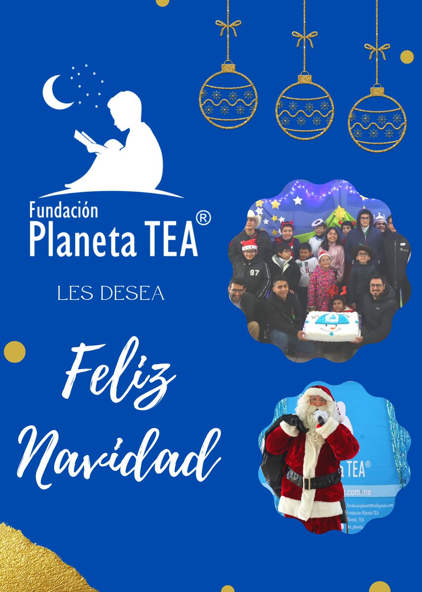 Planeta_TEA's tweet photo. Deseamos que pases una feliz noche buena y que disfrutes con tu familia y seres queridos la magia de la navidad, nuestros mejores deseos para todos.
#fundacionplanetatea #planetatea #inclusion https://t.co/a2FElKUqrn