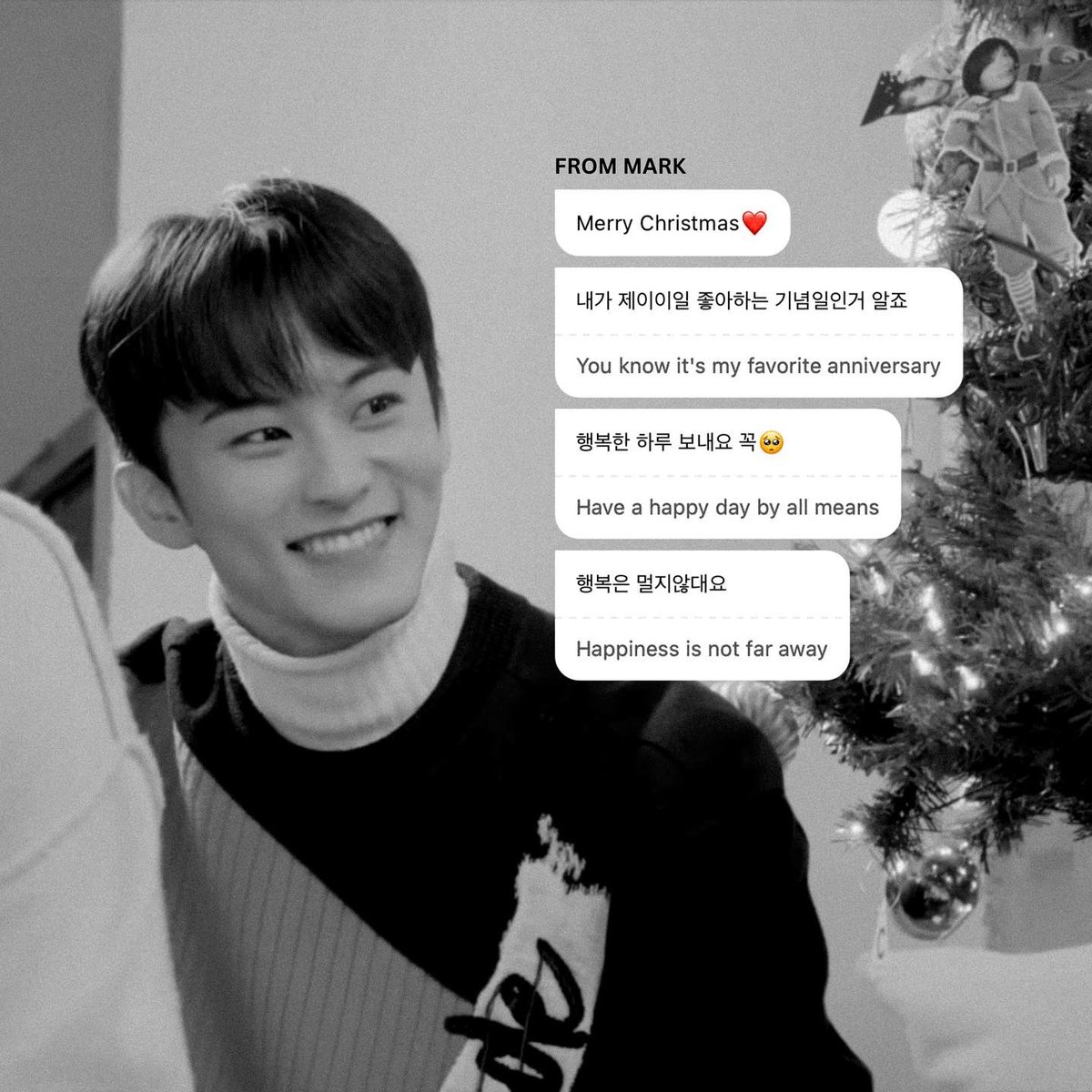 Ieemarkees's tweet photo. merry christmas from mark 🎄 https://t.co/2ddFs43bcg
