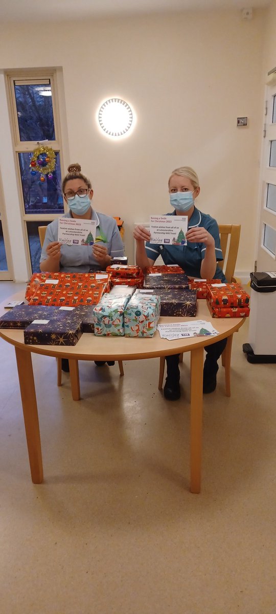 Our very own Christmas elves have wrapped the lovely gifts from the amazing #raisinghealth ready for a special delivery tomorrow. Here on clarendon, we wish our patients a very Merry Christmas and hope their inpatient stay is a special one 🎄🤶