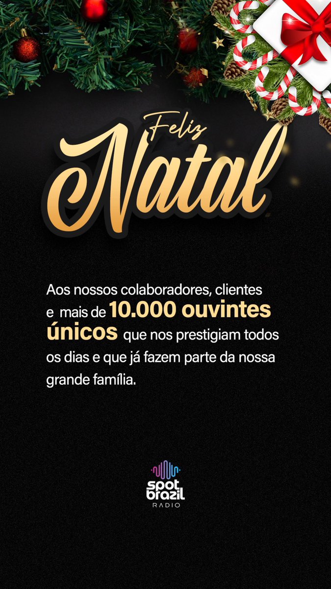 Feliz Natal! #Brasil spotbrazilradio.com