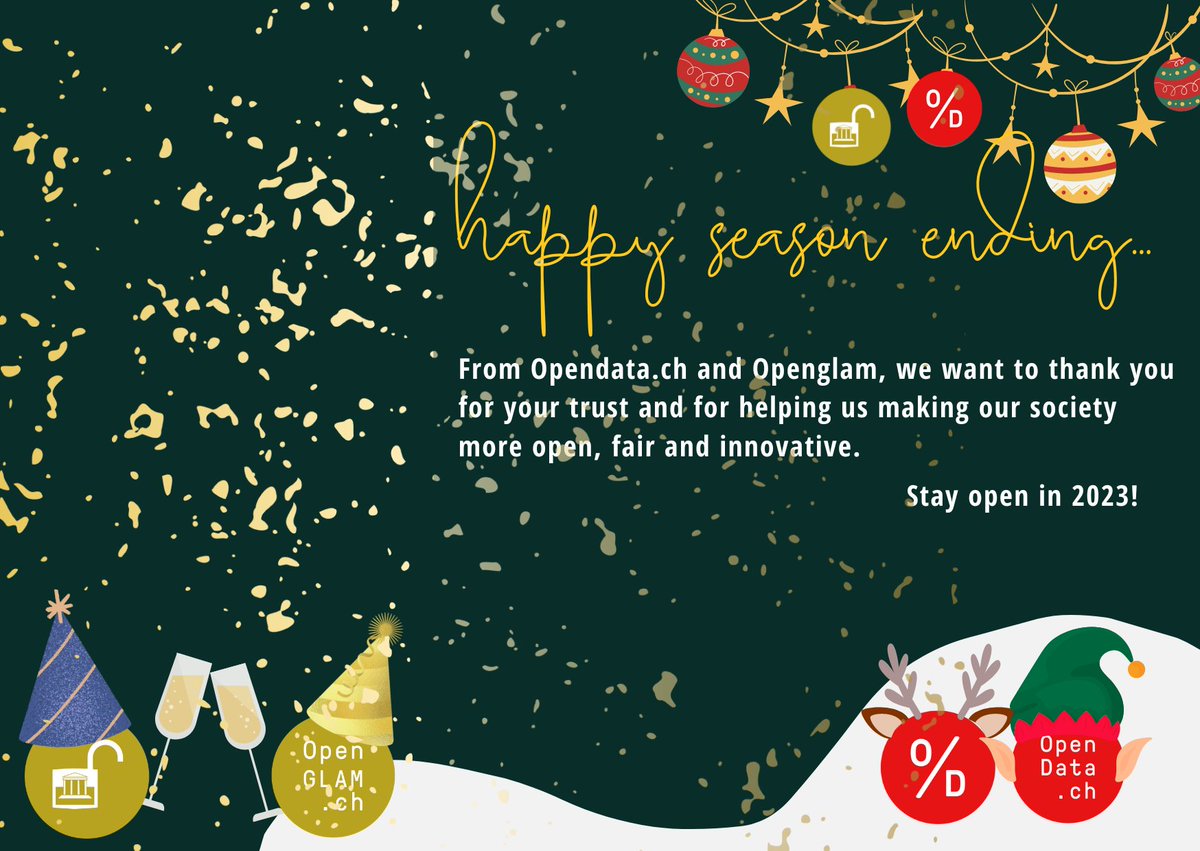 Happy open season ending - to all our friends, partners, members and supporters (and of course all else, too) !