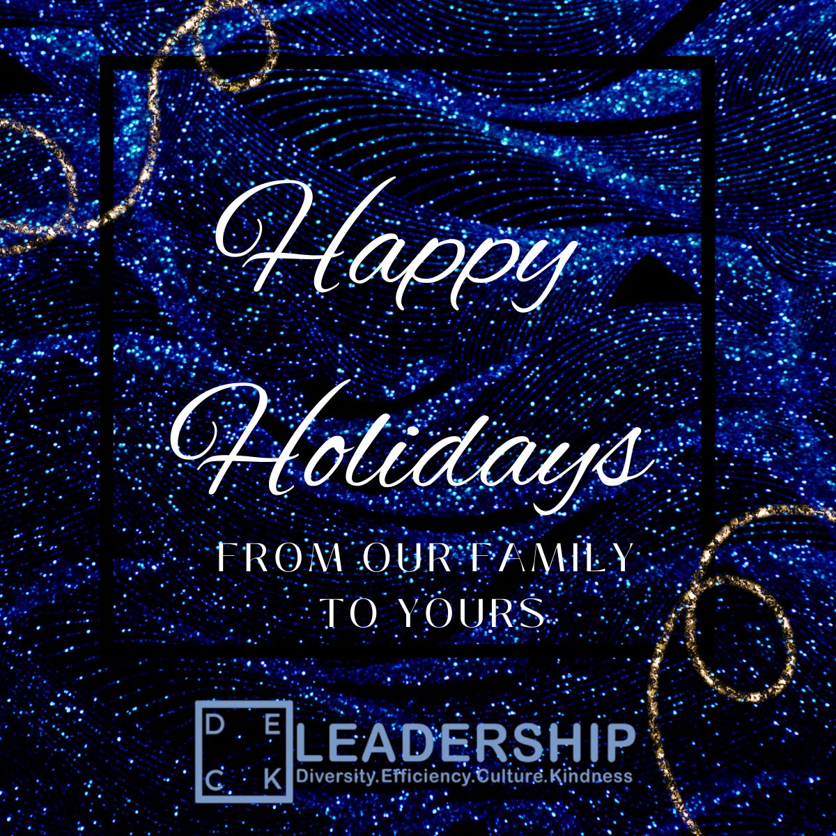 DeckLeadership's tweet photo. Wishing you a happy and healthy holiday season!!
#DECKLeadership #Diversity #Efficiency #Culture #Kindness #PitCrew #Leadership #ProvePeopleRight #KindnessWins #12SecondCulture https://t.co/eUv7Lj2qIz