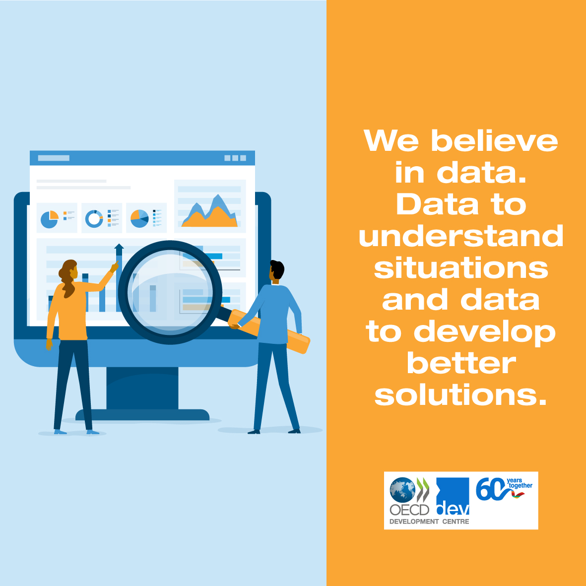 OECDdev's tweet photo. #Data makes all the difference. #DEVat60 https://t.co/zhaCGtIXAK