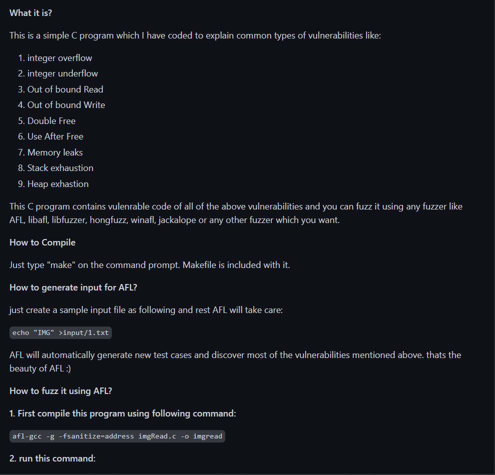 payloadartist's tweet image. Damn Vulnerable C Program

Contains vulnerabilities like integer overflow, UAF, OOB read, etc.

github.com/hardik05/Damn_…

by @hardik05 

#infosec #cybersecurity #bugbounty #cybersecuritytips